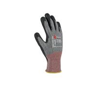 U-Power Salsa Guanti Da Lavoro Antifortunistica Supporto Nylon HPPE Spalmatura In Schiuma di Poliuretano Touchscreen Antitaglio F Protezione Rischi Meccanici Grigio 9/L 12 Pz