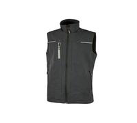 U-Power SATURN, Gilet, Giacca Idrorepellente, con Zip Intera, Tasche Frontali, Tasconi Interni, Asciugatura Rapida e Tessuto Traspirante, Idrorepellente (ASPHALT GREY_XL)