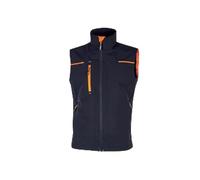 U-Power SATURN, Gilet, Giacca Idrorepellente, con Zip Intera, Tasche Frontali, Tasconi Interni, Asciugatura Rapida e Tessuto Traspirante, Idrorepellente (DEEP BLUE_4ZL)