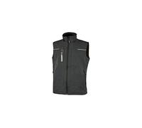 U-Power SATURN, Gilet, Giacca Idrorepellente, con Zip Intera, Tasche Frontali, Tasconi Interni, Asciugatura Rapida e Tessuto Traspirante, Idrorepellente (ASPHALT GREY_XL)