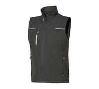 U-Power SATURN, Gilet, Giacca Idrorepellente, con Zip Intera, Tasche Frontali, Tasconi Interni, Asciugatura Rapida e Tessuto Traspirante, Idrorepellente (ASPHALT GREY_2XL)
