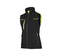 U-Power SATURN Lady Giacca da Uomo, Senza Maniche, Abbigliamento Invernale Casual, Antivento, Impermeabile, Zip Intera, Capispalla Confortevole, per Escursionismo, Corsa, Ciclismo (BLACK CARBON_2XL)