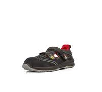 U-Power Scandy, scarpe antinfortunistiche basse, leggere e comode U-Power della linea Red Industry, con tomaia in Morbida pelle nabuk naturale bottalato, puntale AirToe Composite