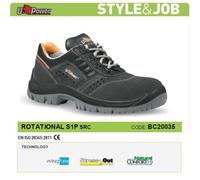 U-POWER Scarpa Antinfortunistica Bassa Pelle scamosciata ROTATIONAL S1P SRC
