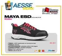 U Power Scarpe Antinfortunische Red Ego MAYA ESD S1PS HI HRO FO SR da donna