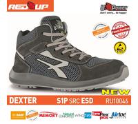 U-POWER SCARPE LAVORO ANTINFORTUNISTICA DEXTER ESD S1P SRC RU10046 RED UP