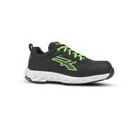 U-Power Scarpa da Lavoro Antinfortunistica Linea Red Ego Modello Mitch ESD S3S Ci Hi HRO FO SR (Nero, Sistema Taglie Calzature EU, Adulto, Uomo, Numero, Media, 45)