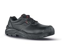 Calzatura di sicurezza Arizona UK S3 SRC Rockroll - pelle grana mina idrorepellente - numero 40 - nero - U-Power