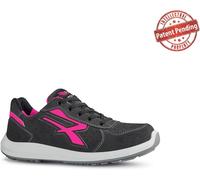 U-Power - Scarpe antinfortunistiche basse da donna ELECTRA S1P SRC ESD, grigio - rosa - RED UP RU20156 - U-Power, Grigio Rosa, 42 EU