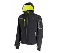 U-Power Space Giacca Softshell, black carbon
