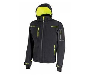 U-Power Space Giacca Softshell, black carbon