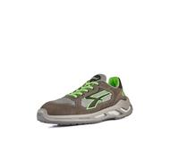 U-Power SPECTRE, Scarpe antinfortunistiche, Scarpe da ginnastica unisex leggere antiperforazione, Suola in rafia, Inserto Infinergy, con puntale in alluminio (Green_44)