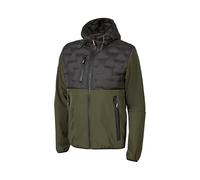 U-Power SPOCK, Giacca, con Cappuccio Regolabile, Polsini Elasticizzati, Tessuto Traspirante, Antivento, Cerniera Impermeabile, Capispalla Trapuntato, Con Multitasche (Dark Green_2XL)