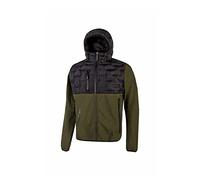 U-Power SPOCK, Giacca, con Cappuccio Regolabile, Polsini Elasticizzati, Tessuto Traspirante, Antivento, Cerniera Impermeabile, Capispalla Trapuntato, Con Multitasche (Dark Green_5XL)