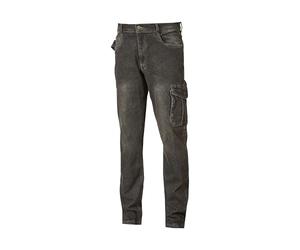 U POWER ST150BC Linea Smart Modello Jam Jeans Elastico, 98% Cotone/2% Elastane, Black Carbon, S Dimensione