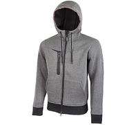 U-Power - Sweat-Shirt zippé Gris Stretch Tasty M Gris