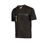 T-SHIRT CHRISTAL U-POWER BLACK CARBON TAGLIA L CHRISTAL-UPOFU248BC-L U-POWER