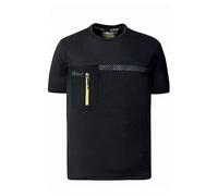 T-shirt da lavoro U Power Christal-Nero-S