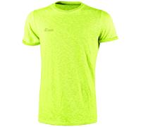 U-Power T-shirt Fluo YF - 3 pezzi - Giallo fluo - XXL