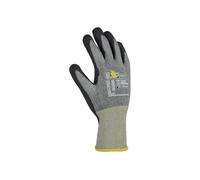 U-Power Tango Guanti Da Lavoro Antifortunistica Supporto Nylon HPPE Spalmatura In Schiuma di Poliuretano Touchscreen Antitaglio C Protezione Rischi Meccanici Grigio Termici Giallo 10/XL 12 Pz