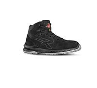 U-Power - Baskets de sécurité hautes Anti Perforation Tweed - Usage général - ESD S3 Ci SRC 41 Noir