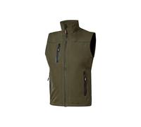 U-Power UNIVERSE, Giubbino Smanicato, Gilet Softshell, con Fodera in Micropile, Tessuto Impermeabile, Antivento, Traspirante, Zip Intera, Multitasche