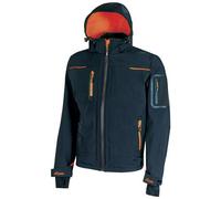 U-POWER - Upower Space Giubbino Piumino Giacca Da Lavoro Impermeabile Antivento Invernale Colore Deep Blue Tg. 3xl