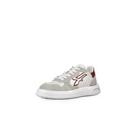 U-Power Urban Lifestyle Venom, Scarpe Sportive e Casual Bianche, Rosse e Beige in Morbida Pelle. Sneakers Basse con Suola Antiscivolo con Inserto Infinergy, Ideali per l'uso Quotidiano.
