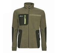 U-Power Venus Felpa da lavoro in pile con zip, verde oliva