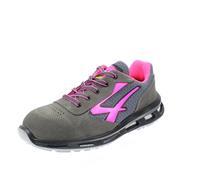 U-Power Scarpe Antinfortunistica Verok Grigio/Fucsia Basse Taglia 40 Protezione S1P - RL20216
