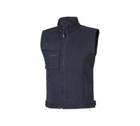 SMANICATO DA LAVORO GILET MULTITASCHE U POWER WAVE UOMO PESCA CACCIA 97% COTONE