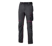 U-Power Pantalone Grigio Fucsia Taglia L World