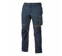 U-Power World Pantalone da lavoro traspirante e idrorepellente, deep blue