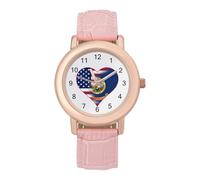 U.S.A. State of Idaho Flags State Women's Custom Watch Fashion Soft Strap Orologi da polso Regali per Compleanni San Valentino, Stile:, regular, MHXYZHW