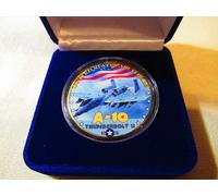 U S Air Force A-10 Fulmine II Moneta di Sfida W/Presentazione Scatola