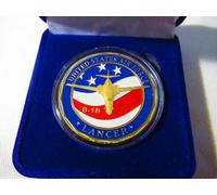U S Air Force B-1B Lancer Moneta di Sfida W/Presentazione Scatola