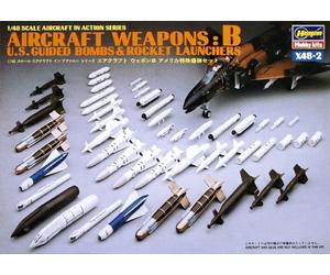 U.S. Aircraft Weapons B HA36002 Ground Bombs & Rocket Launchers 1:48 Plastic Kit