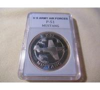U S Army Air Forces P-51 MUSTANG Moneta di Sfida