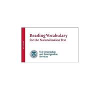 U S Citizenship and Immigrati Reading Vocabulary for the Naturaliza (Tascabile)