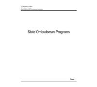 U S Department of Justice State Ombudsman Programs (Tascabile)