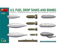 U.S. Fuel Drop Tanks And Bombs Diorama 1:48 Plastic Model Kit MINIART