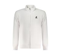 U.S. GRAND FELPA CON ZIP UOMO BIANCO
