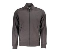 U.s. Grand Felpa Con Zip Uomo Grigio