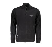 U.S. GRAND FELPA CON ZIP UOMO NERO