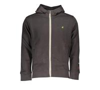 U.S. GRAND POLO FELPA CON ZIP UOMO GRIGIO
