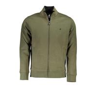U.S. GRAND POLO FELPA CON ZIP UOMO VERDE