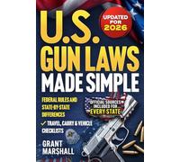 U.S. Gun Laws Made Simple: A Plain-English Guide to Federal Rules and State-by-State Differences | Travel, Carry & Vehicle Printable Checklists Included