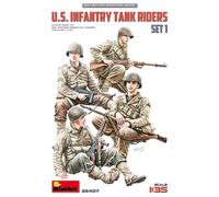 U.s. Infantry Tank Riders Figure Set 1 1:35 Plastic Model Kit MINIART