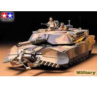 U.S. M1A1 Abrams w/Mine Plow 1:35 TA35158 - tamiya modellismo