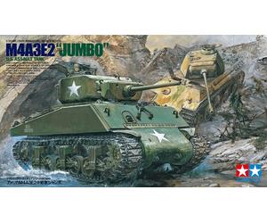 U.S. M4A3E2 Jumbo 1:35 Plastic Model Kit TAMIYA